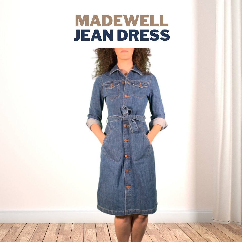 Madewell Button-Down Jean Dress